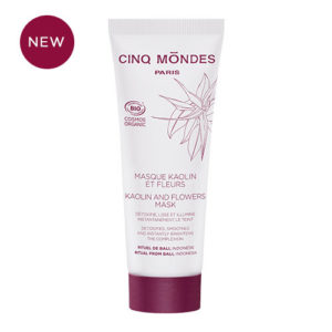 packshot masque kaolin fleurs à vendre de la marque cinq mondes